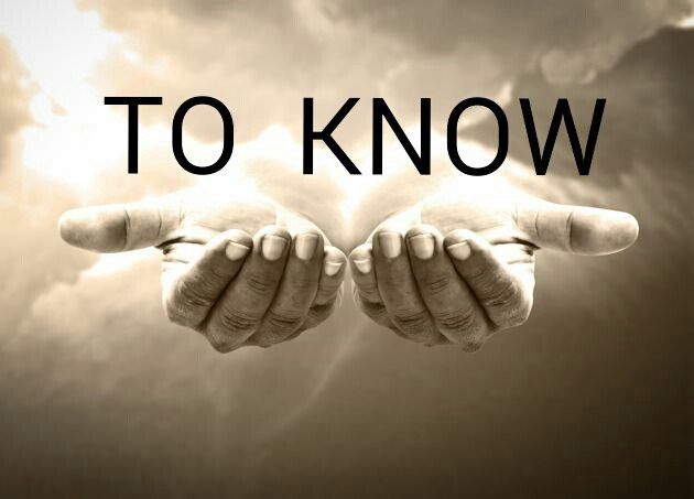 TO KNOW