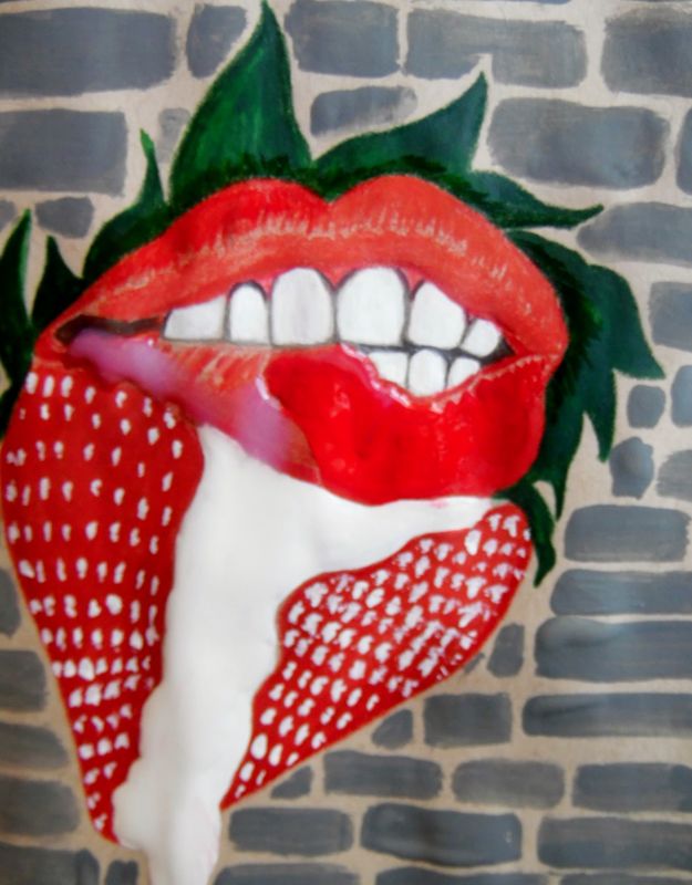 Dripping on a Strawberry