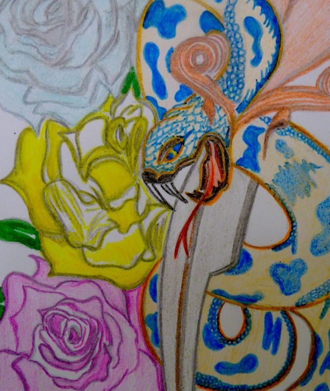 Snake Roses Blade