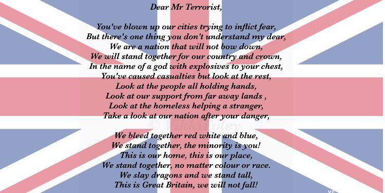 Dear Mr Terrorist 