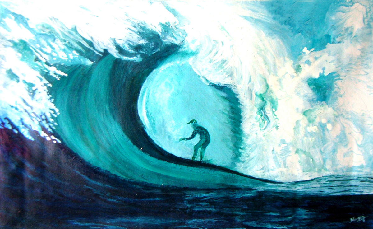 Dreamy Ride- Original Acrylic Painting Dreamy Ride- Original Acrylic Painting