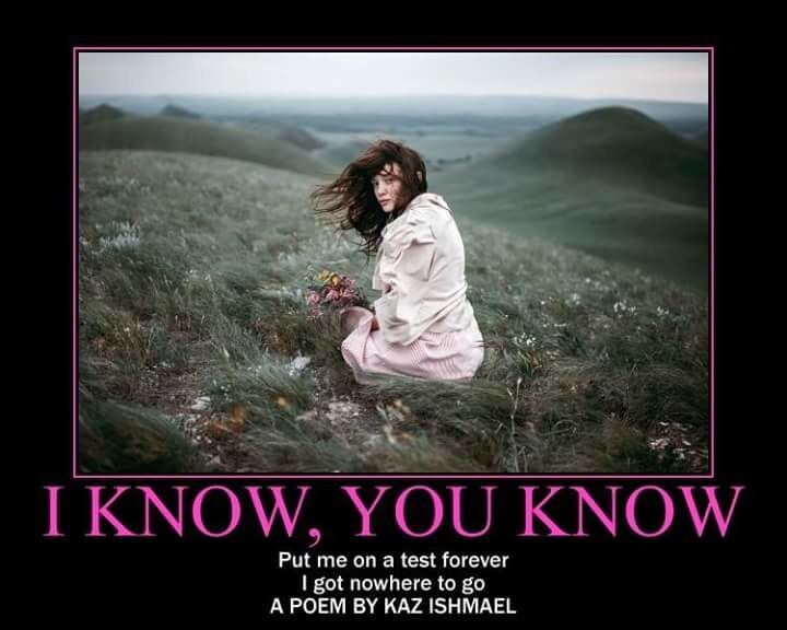 You know, I know