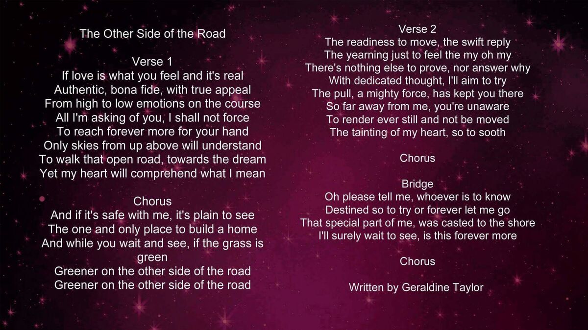 The Other Side of the Road