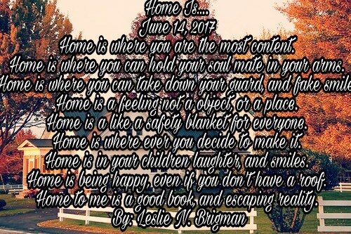 Home IS...