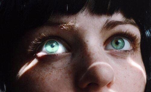 His eyes are on me