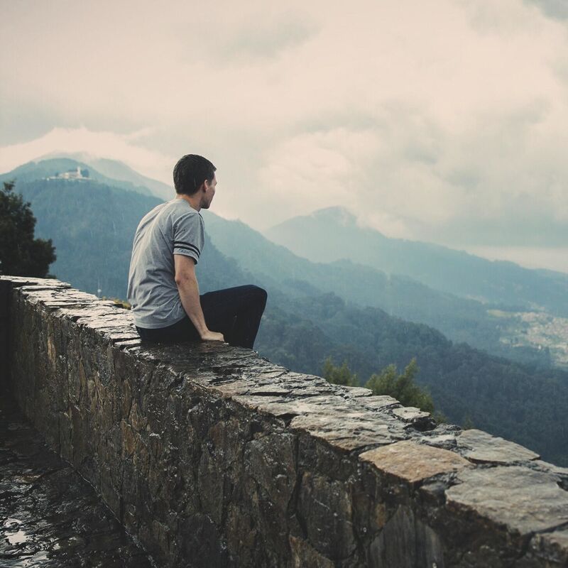 Sitting, thinking, waiting