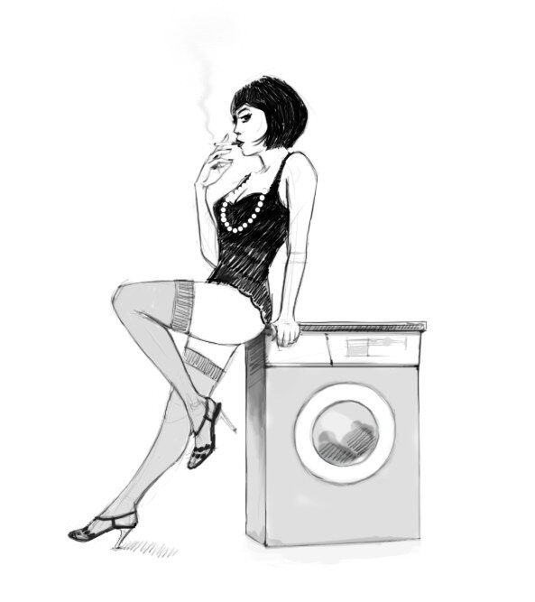 dirty washing