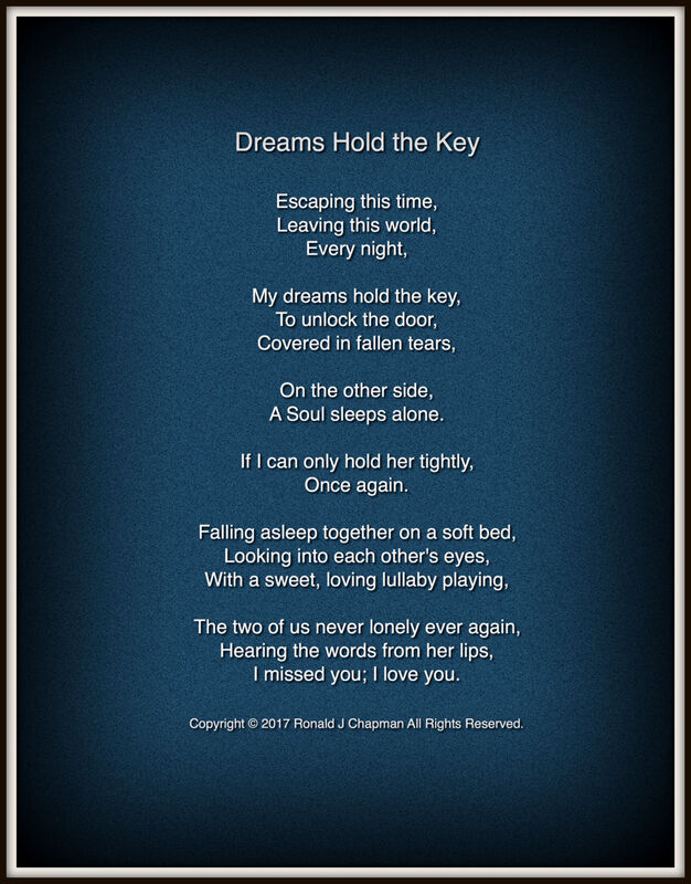 Dreams Hold the Key - Poem by Ron Chapman