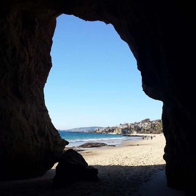 The Beach With The Cave 