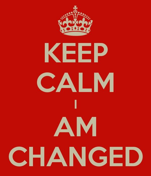 I Am Changed