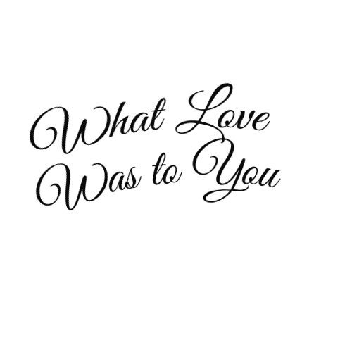 What Love Was to You
