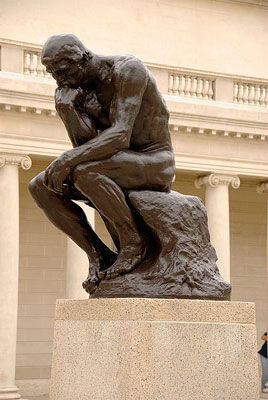 Rodin&#039;s The Thinker (an Ekphrastic offering!)