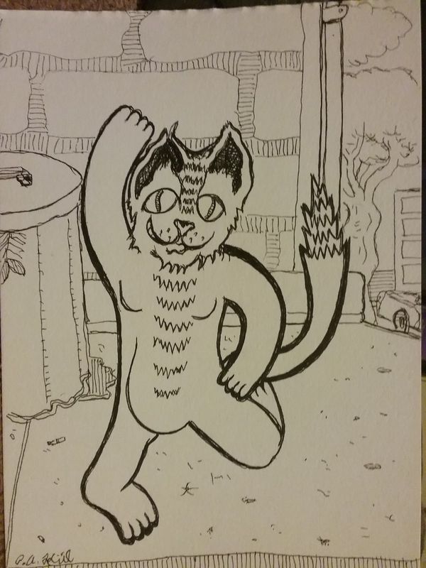 Dancing cat 