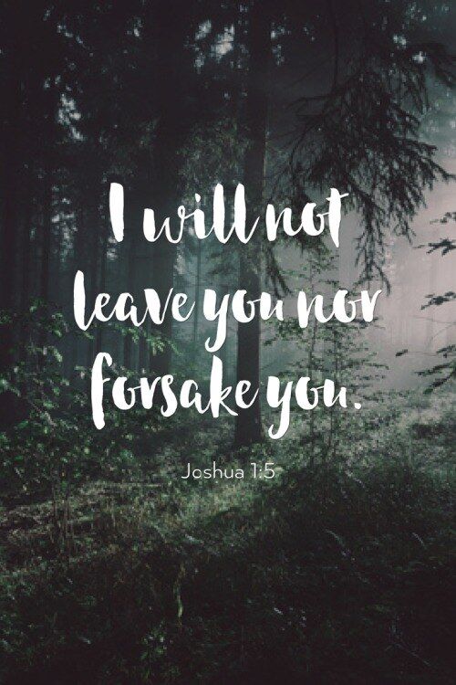 "He Didn't Forsake You"