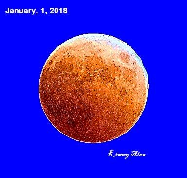 2018 Super Moon Lunar Eclipse Haiku 