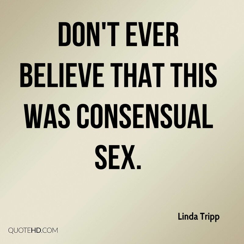 CONSENSUAL SEX ?