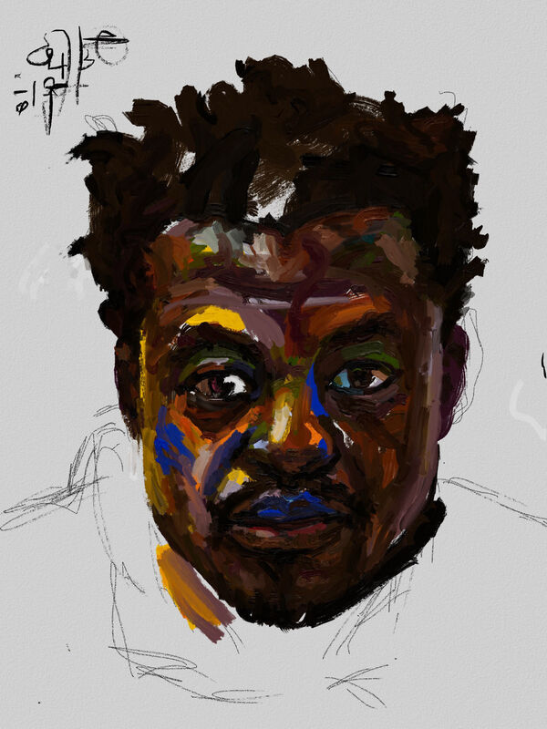 Unfinished selfportrait 