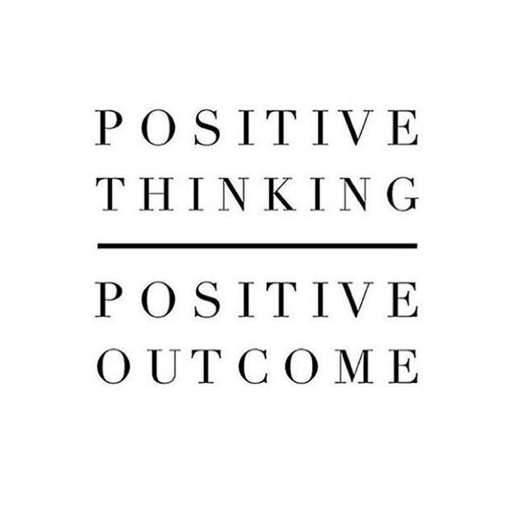 A Positive Mindset!