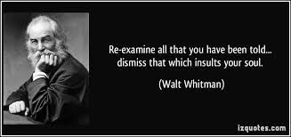 "Reexamine Yourself"