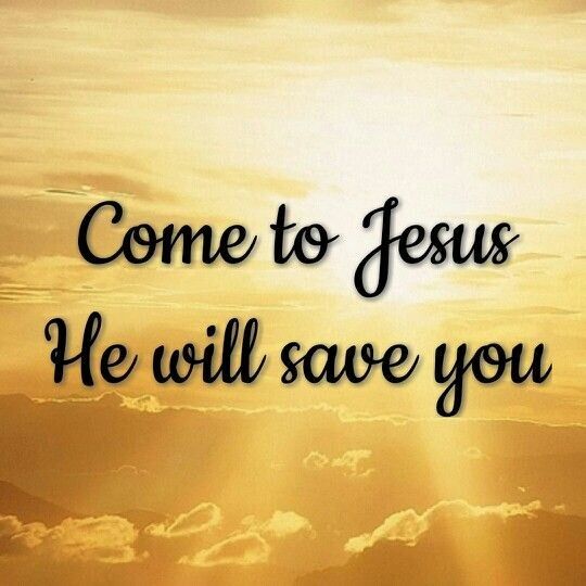 "He Will Save You"