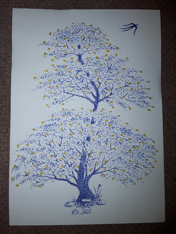 Blue tree 2