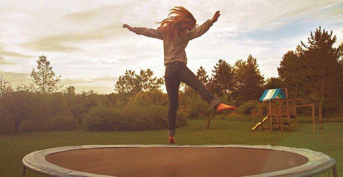 You Should Never Drink Prosecco On A Trampoline