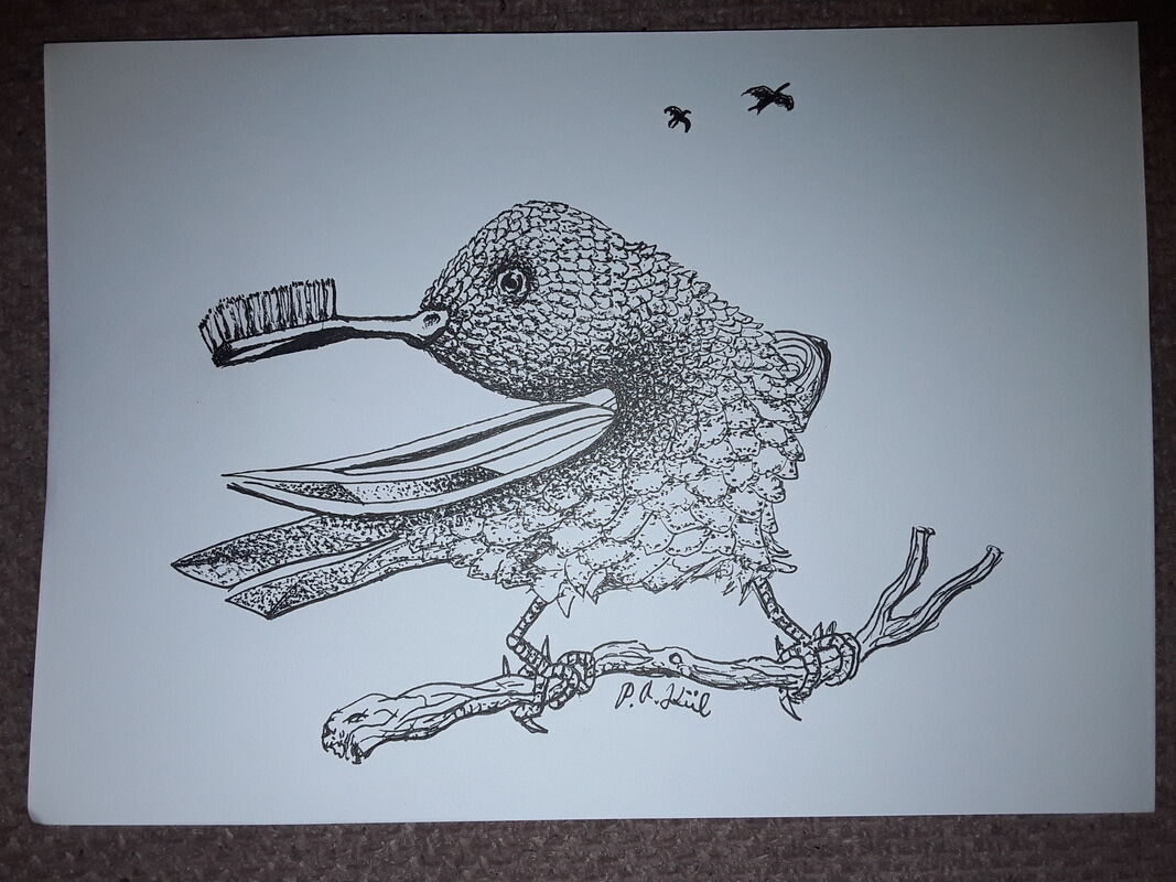 Toothbrush Bird 