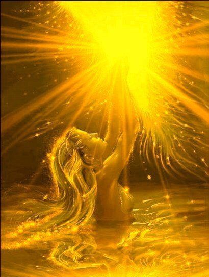 Touch The Ocean Golden