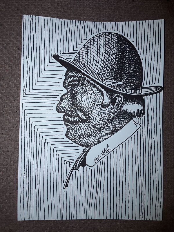 Bowler hat man