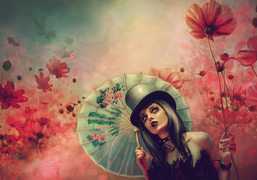 Oriental expression...
