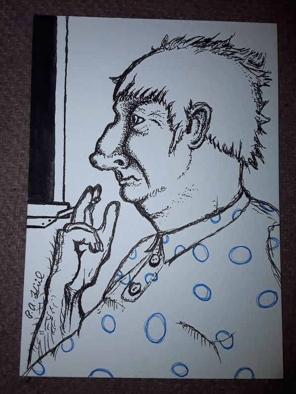 Midnight cigarette 