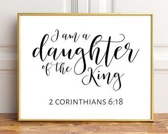 I am the daughter of God