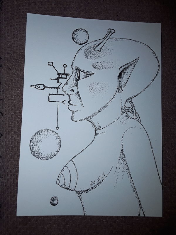 Alien lady