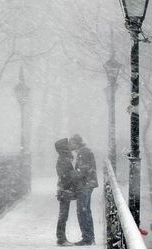 As the snow falls...