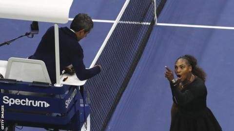 SERENA'S OUTBURST