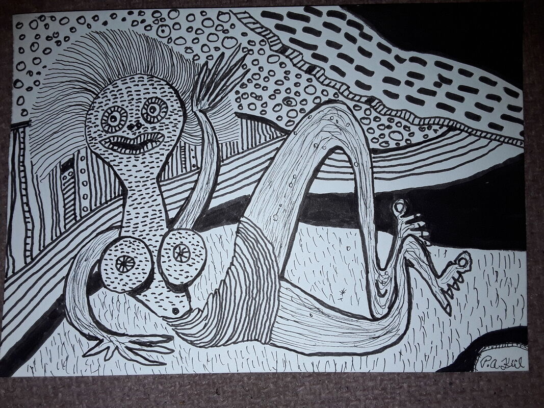 Surreal woman 
