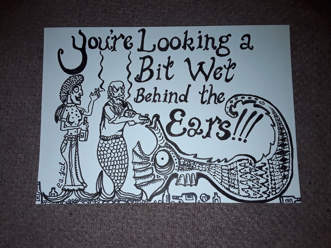 Drunk seahorse