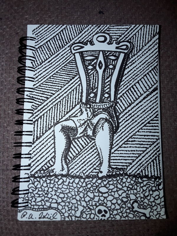 Chair(with skull)