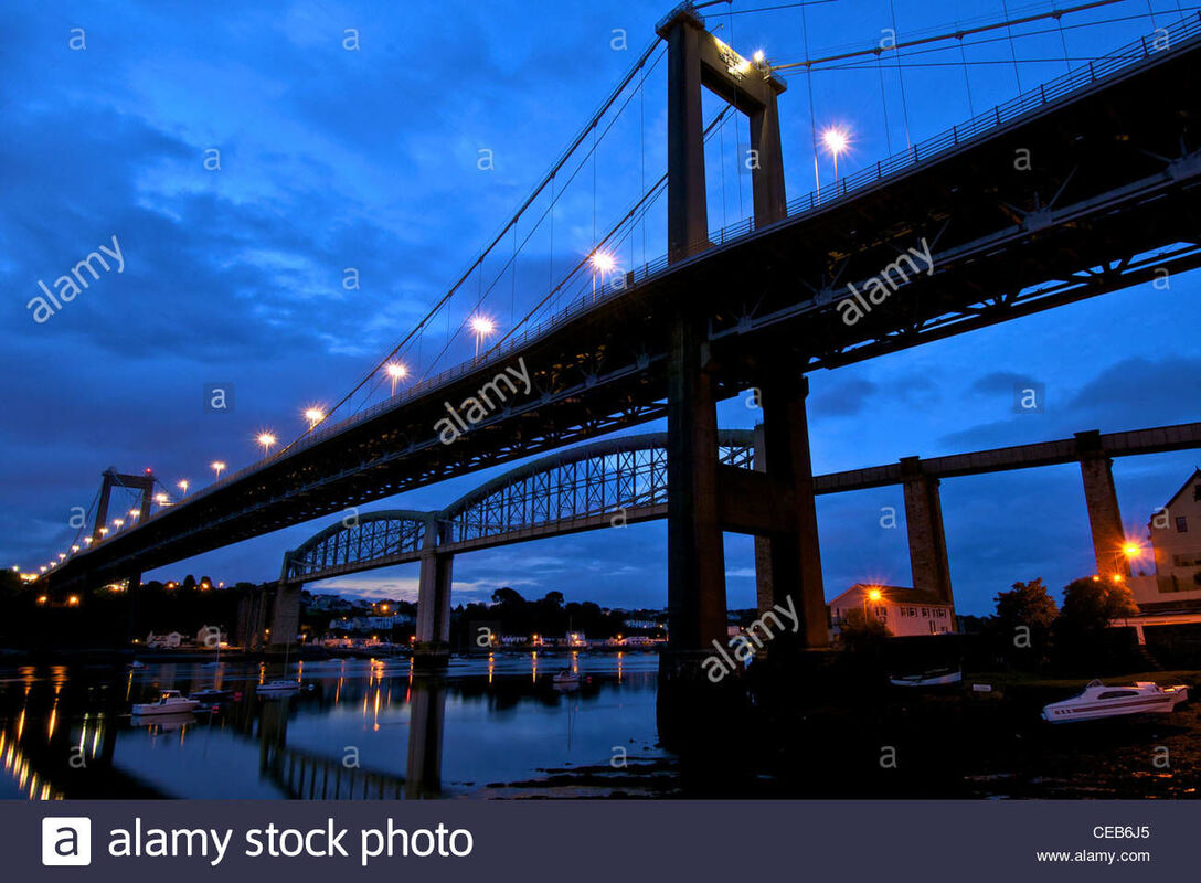 The Tamar Bridge By Night