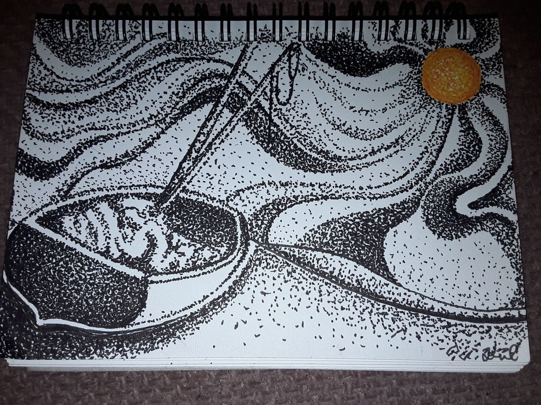 Yellow sun boat