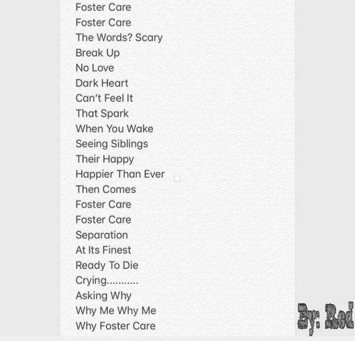 FOSTER CARE