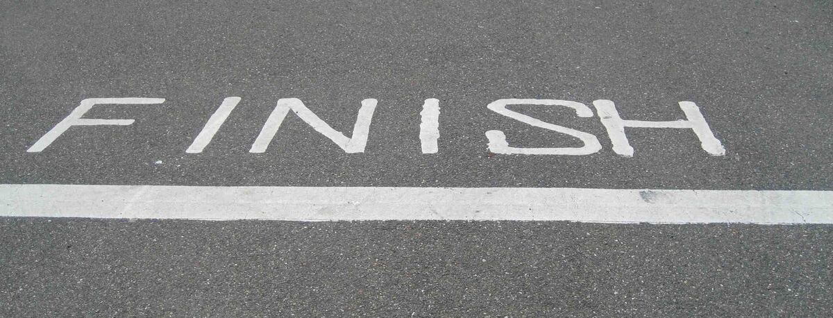 To the finish