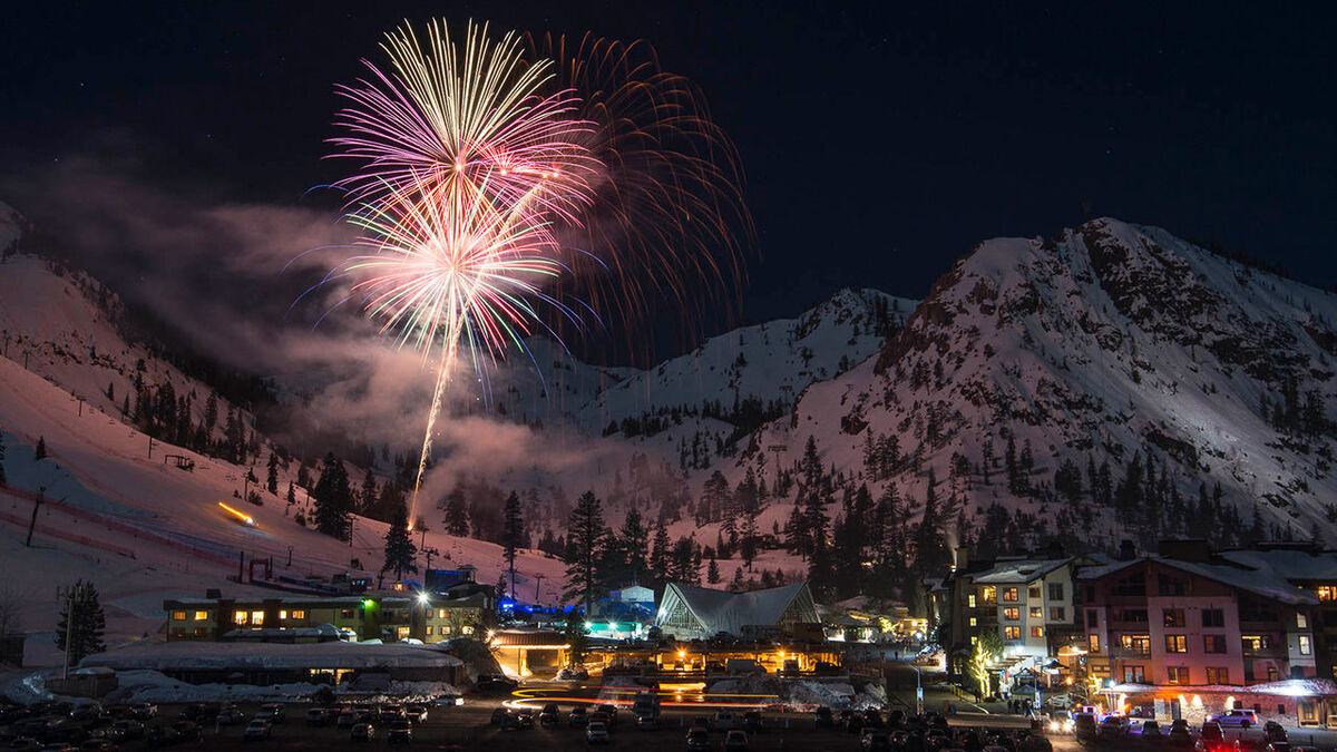 A Fire work in December