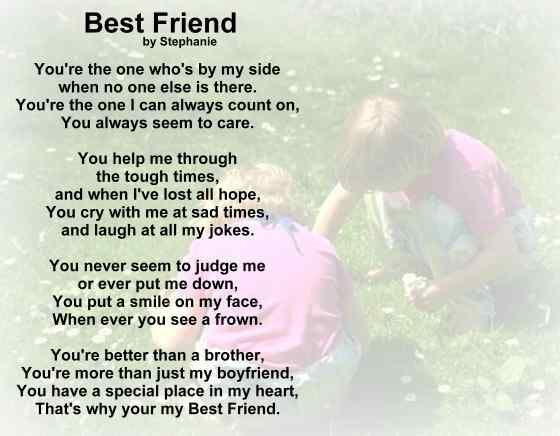 true friend poems that make you cry