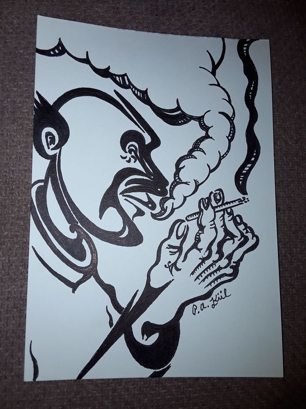 Chain smoker