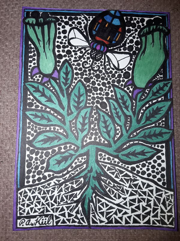 Green flowers 