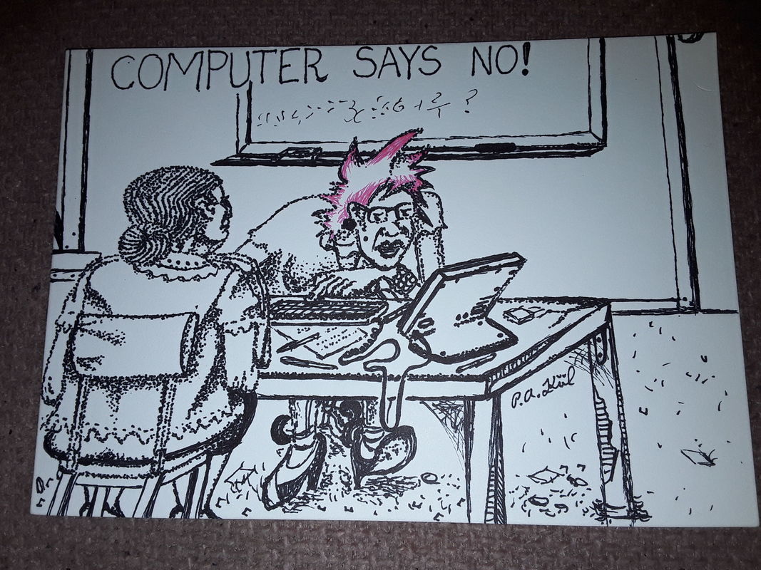 Computer says no.