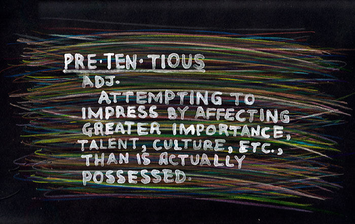 Pretentious  Poets 