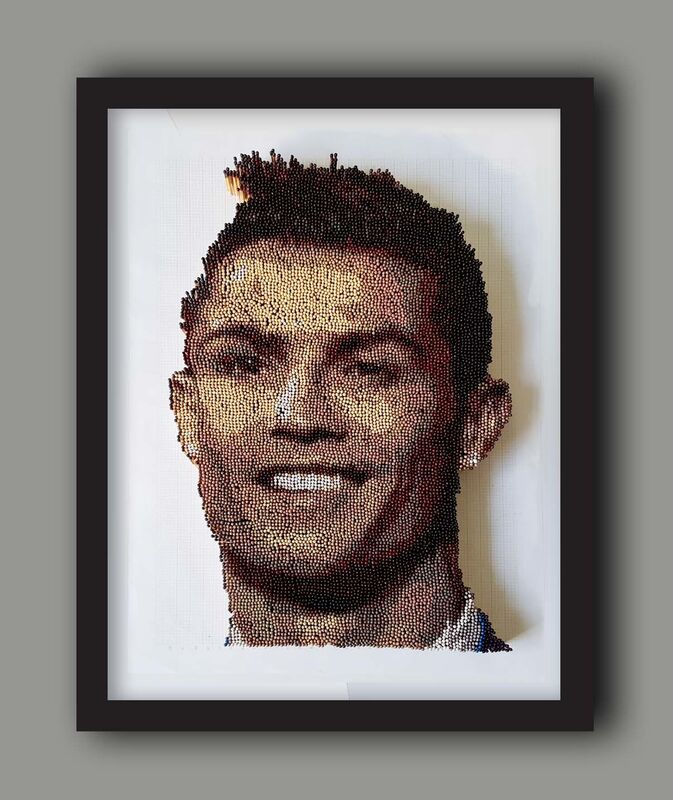 Cristiano Ronaldo Color Matches Portrait