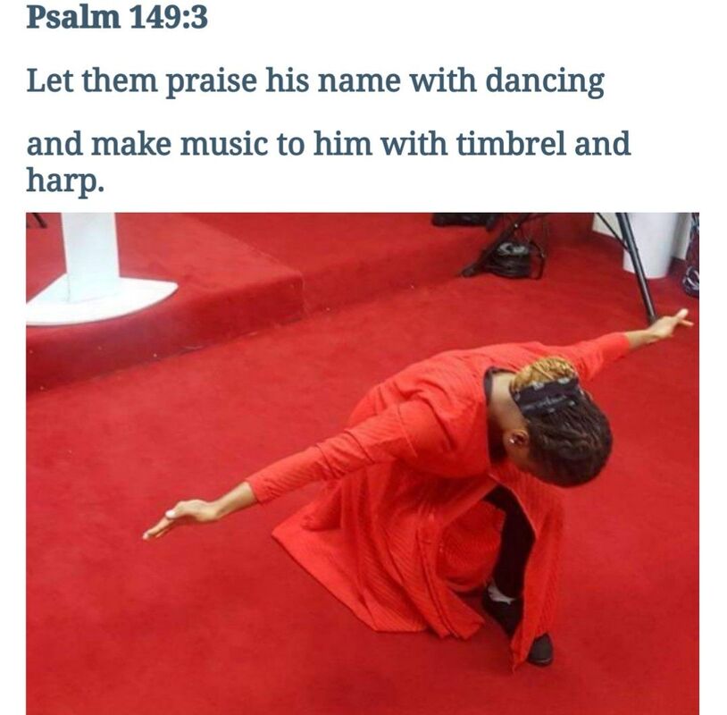 My vision about dancing for the King